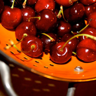 eat your cherries and we’re off.