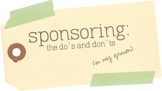My snazzy sponsorship guide.