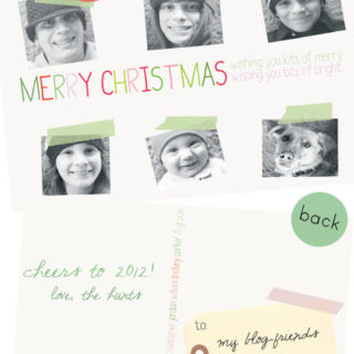 merry christmas: our card, 2011.