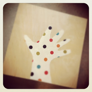 a hand-print do-it-yourself.