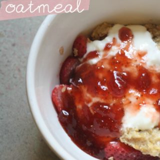 baked berry oatmeal.