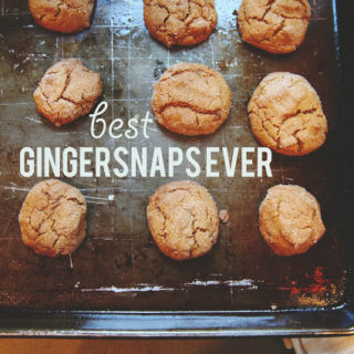 best gingersnaps EVER.