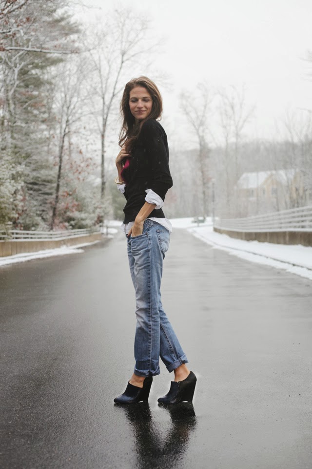 we’ve got snow!  and fancy shoes too! :: CLOSED