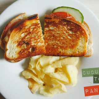 Cucumber Tomato Panini.