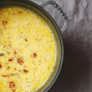 Corn Chowder or the greatest soup of all time.