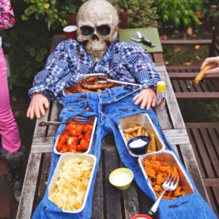 halloween!  and a surprise birthday party!