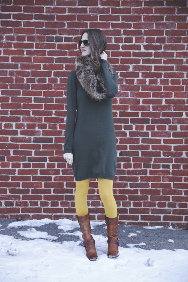 two brass clothing dresses, styled two different ways. (+ a discount code!)