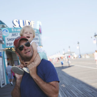 the ocean city boardwalk.