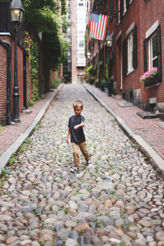 Strolling Boston and trying new things.