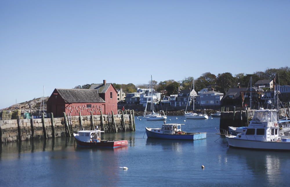 a crisp day in Rockport.
