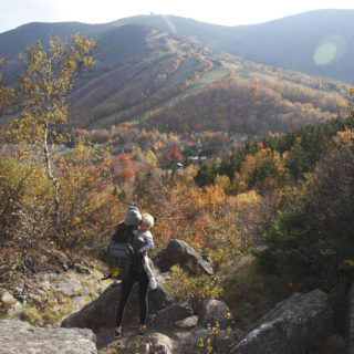 fall in the white mountains.