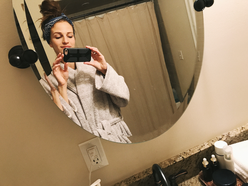my nightly skincare routine.