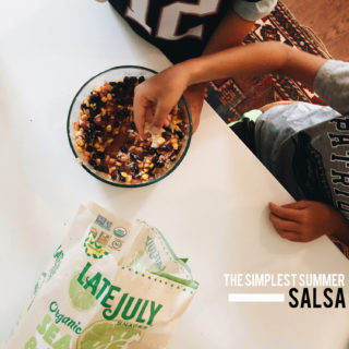 the simplest summer salsa.
